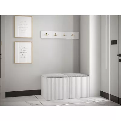 Nábytek do předsíně LURDES 3 - bílý / šedý