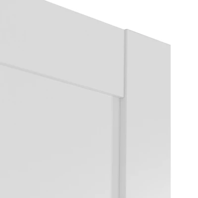 Stěna do chodby se sedacím botníkem MALIA 3 - černá / světlá béžová