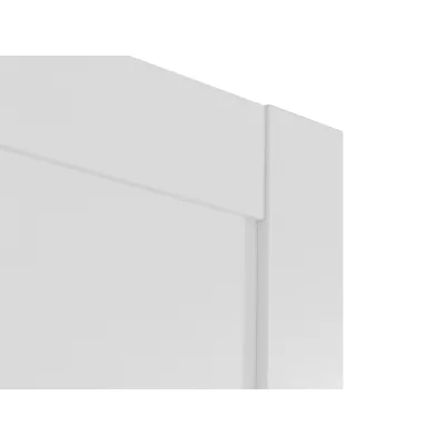 Předsíňová stěna se zrcadlem MALIA 6 - černá / šedá