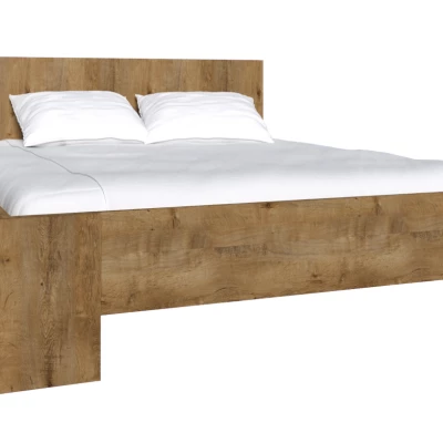 Manželská postel 180x200 FEREIRA - dub lefkas