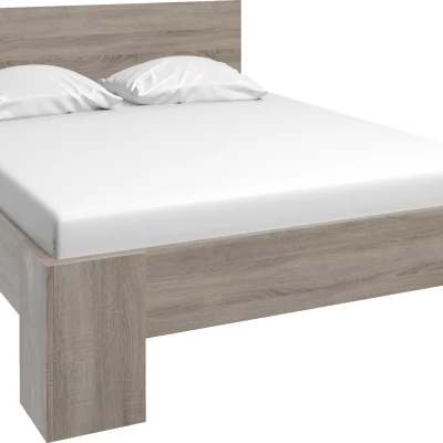 Manželská postel 180x200 FEREIRA - dub lanýž