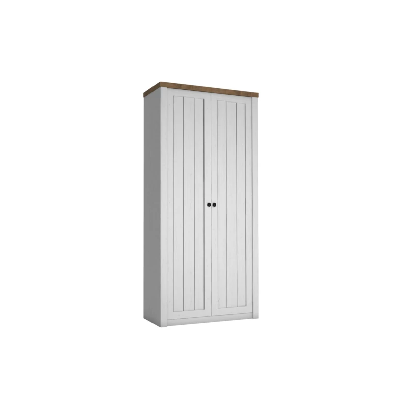 Dvoudveřová šatní skříň 90 cm MARIONA - borovice andersen / dub lefkas