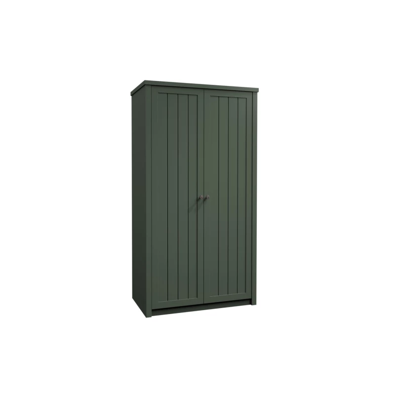 Dvoudveřová šatní skříň 90 cm MARIONA - zelená