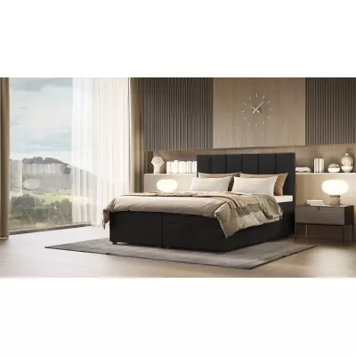 Boxspringová postel DELTA 3 - 120x200, černá