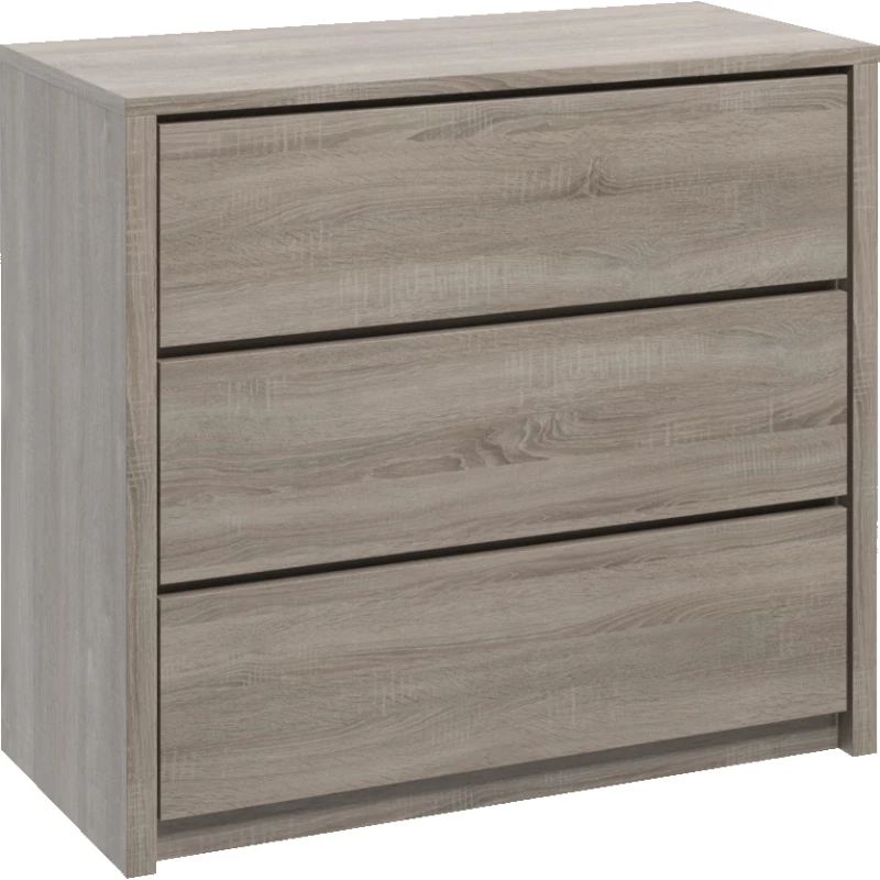 Komoda se šuplíky FEREIRA - dub lanýž