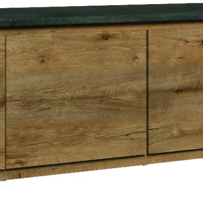 Stolek pod televizi FEREIRA - dub lefkas / šedý