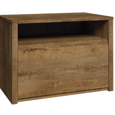 Noční stolek FEREIRA - dub lefkas