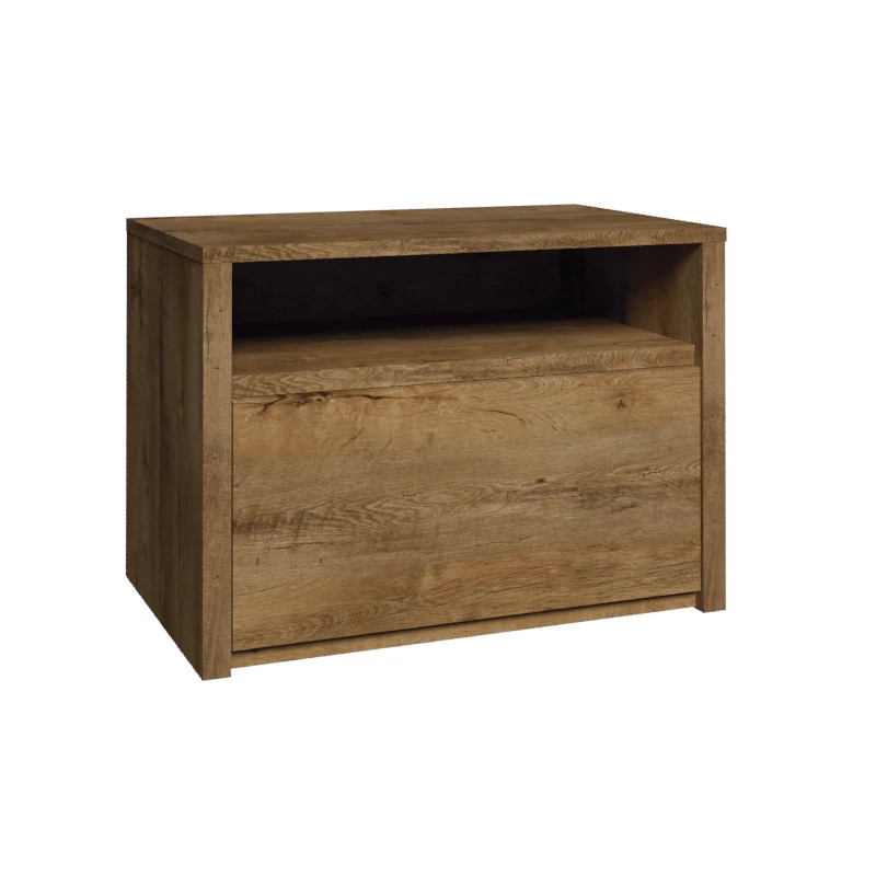 Noční stolek FEREIRA - dub lefkas