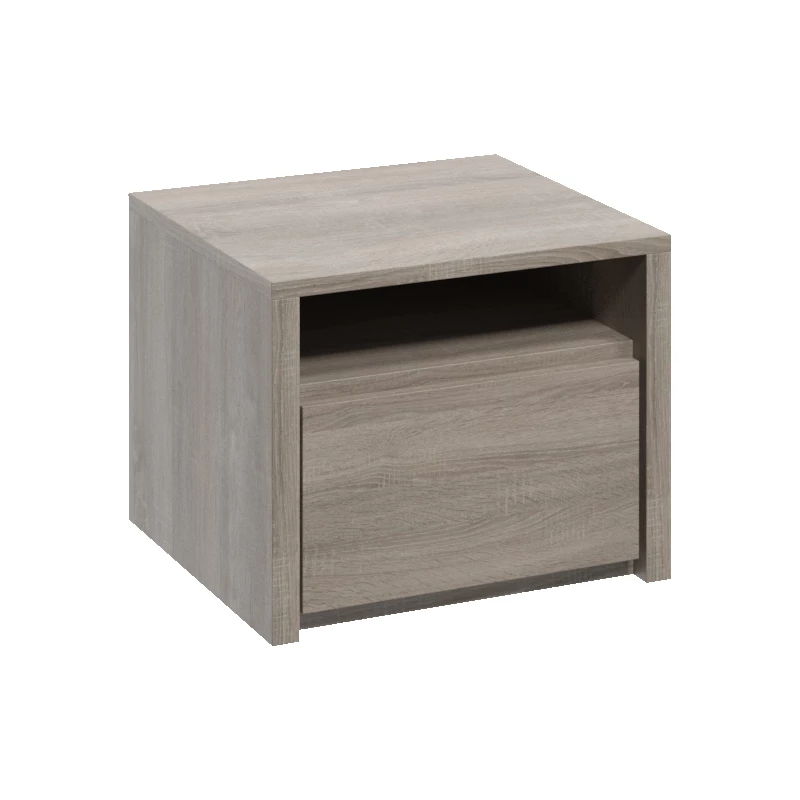 Noční stolek FEREIRA - dub lanýž