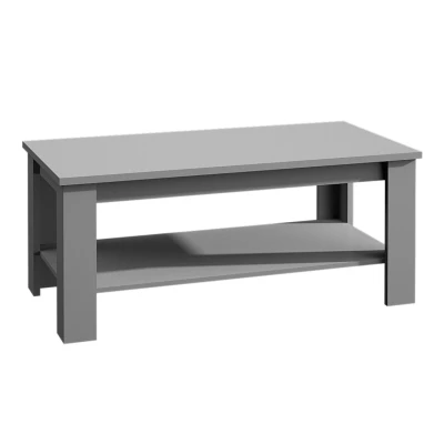 Konferenční stolek s úložným prostorem MARIONA - šedý