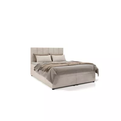 Kontinentální postel DELTA 4 - 160x200, šedá