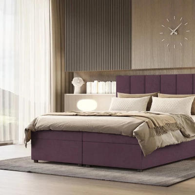 Kontinentální postel DELTA 4 - 160x200, fialová