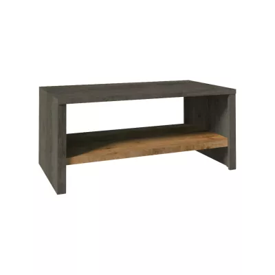 Konferenční stolek FEREIRA - dub lefkas / šedý