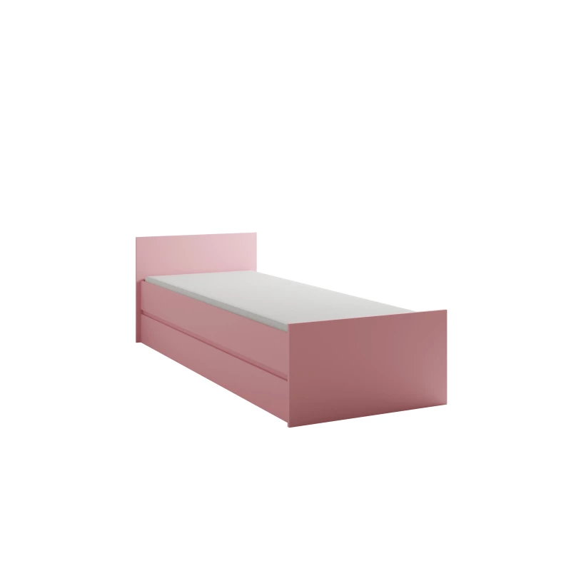 Jednolůžková postel s roštem 80x200 LIONU - marshmallow