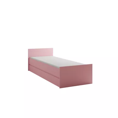 Jednolůžková postel s roštem 90x200 LIONU - marshmallow