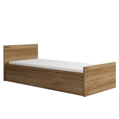 Jednolůžková postel 80x200 ANDOVER - dub catania