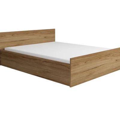 Dvojlůžková postel 160x200 ANDOVER - dub catania