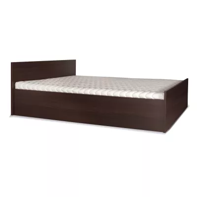 Dvojlůžková postel 160x200 ANDOVER - kaštan wenge