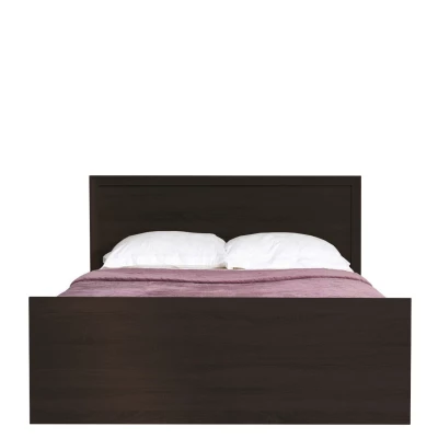 Manželská postel se šuplíky 140x200 FRIDLEY - dub sonoma čokoláda