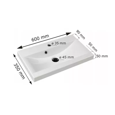 Koupelnová sestava MAYRA - kaštan