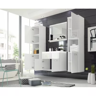 Koupelnová sestava MAYRA XL - matera / bílý lesk