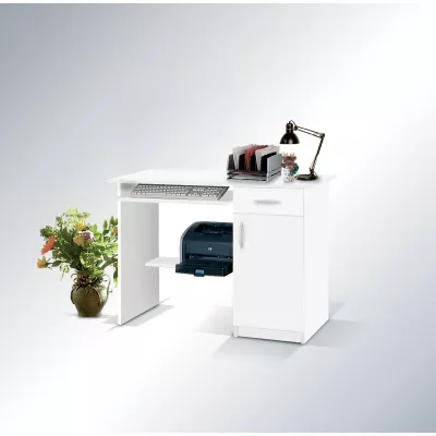 PC stůl AZLE - bílý