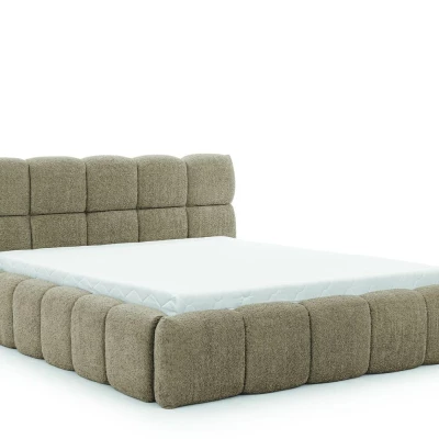 Jednolůžková čalouněná postel 120x200 ZOUZETE - šedá