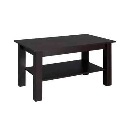 Konferenční stolek s poličkou DASSEL 1 - kaštan wenge