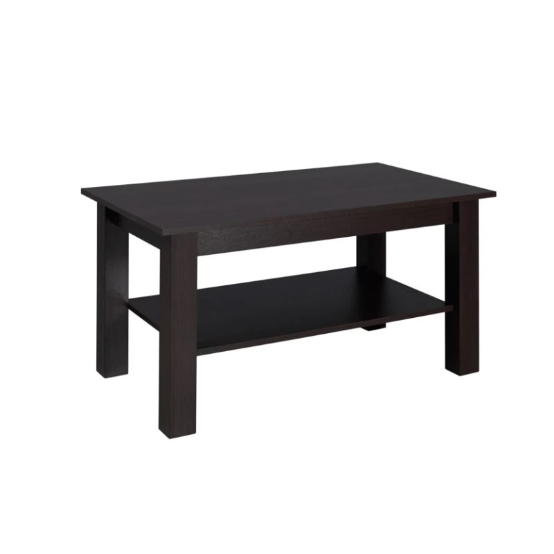 Konferenční stolek s poličkou DASSEL 1 - kaštan wenge