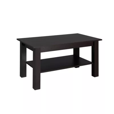 Konferenční stolek s poličkou DASSEL 1 - kaštan wenge