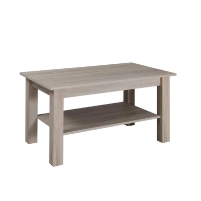 Konferenční stolek s poličkou DASSEL 1 - dub sonoma