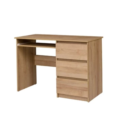 PC stůl LIONU - dub riviera
