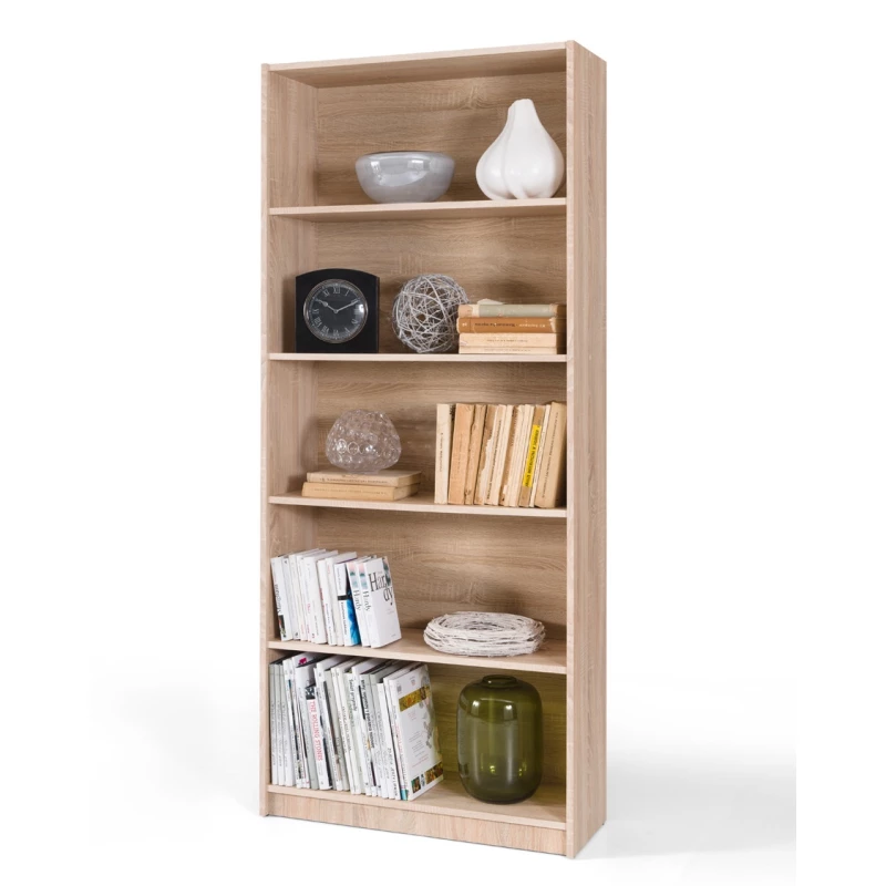 Vysoký regál 80 cm AVOCA - dub sonoma