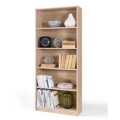 Vysoký regál 80 cm AVOCA - dub sonoma