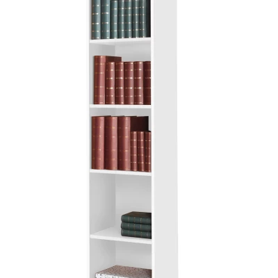 Úzký regál 40 cm AVOCA - bílý