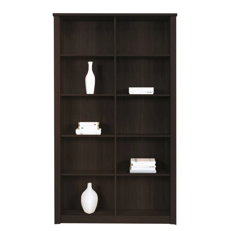 Vysoký regál FRIDLEY - dub sonoma čokoláda