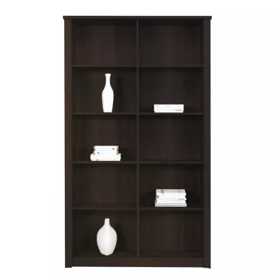 Vysoký regál FRIDLEY - dub sonoma čokoláda