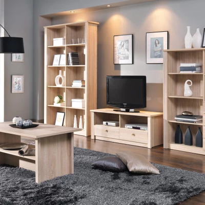 Vysoký regál FRIDLEY - dub sonoma