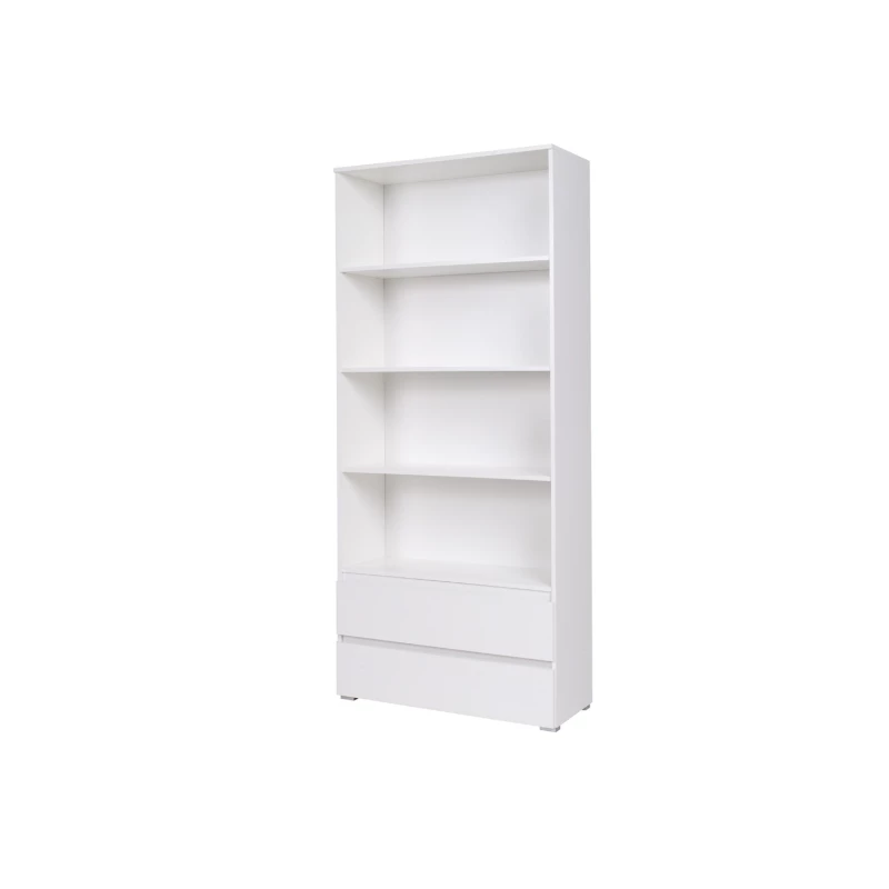 Regál se šuplíky LIONU - bílý