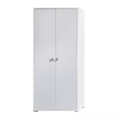 Dvoudveřová šatní skříň 85 cm KINNEY - bílá
