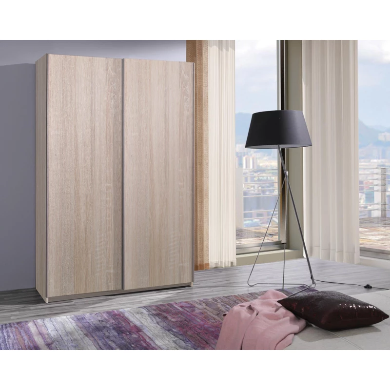 Vysoká šatní skříň 135 cm WILTON - dub sonoma