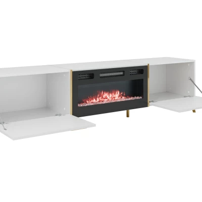 Sestava do obývacího pokoje TANTES - kašmír / lesklá kašmírová