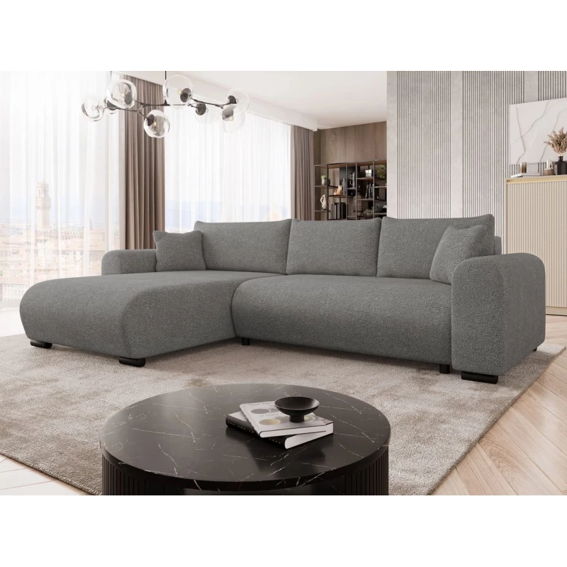 Rohová sedací souprava KANOPE - šedá 1