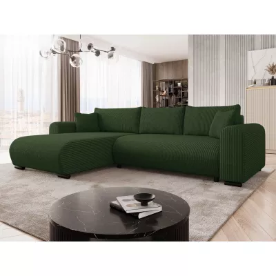 Rohová sedací souprava KANOPE - zelená 2