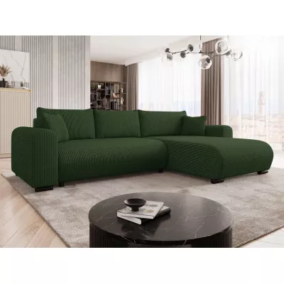 Rohová sedací souprava KANOPE - zelená 2