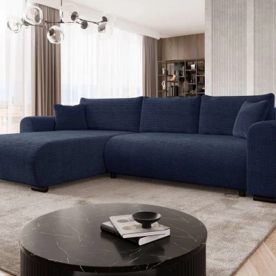 Rohová sedací souprava KANOPE - modrá