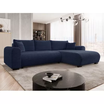 Rohová sedací souprava KANOPE - modrá