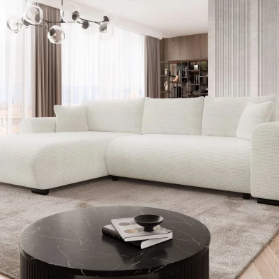 Rohová sedací souprava KANOPE - smetanová