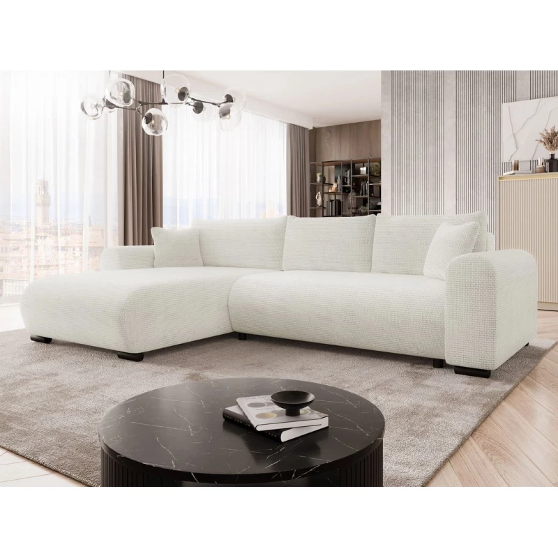 Rohová sedací souprava KANOPE - smetanová