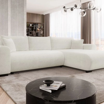 Rohová sedací souprava KANOPE - smetanová